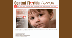 Desktop Screenshot of centralfloridatherapy.com
